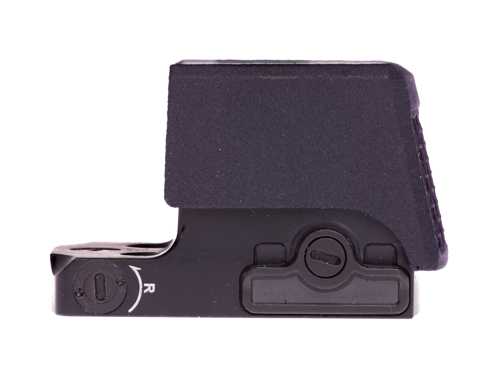 Side profile of KillFlash ARD installed on red dot sight