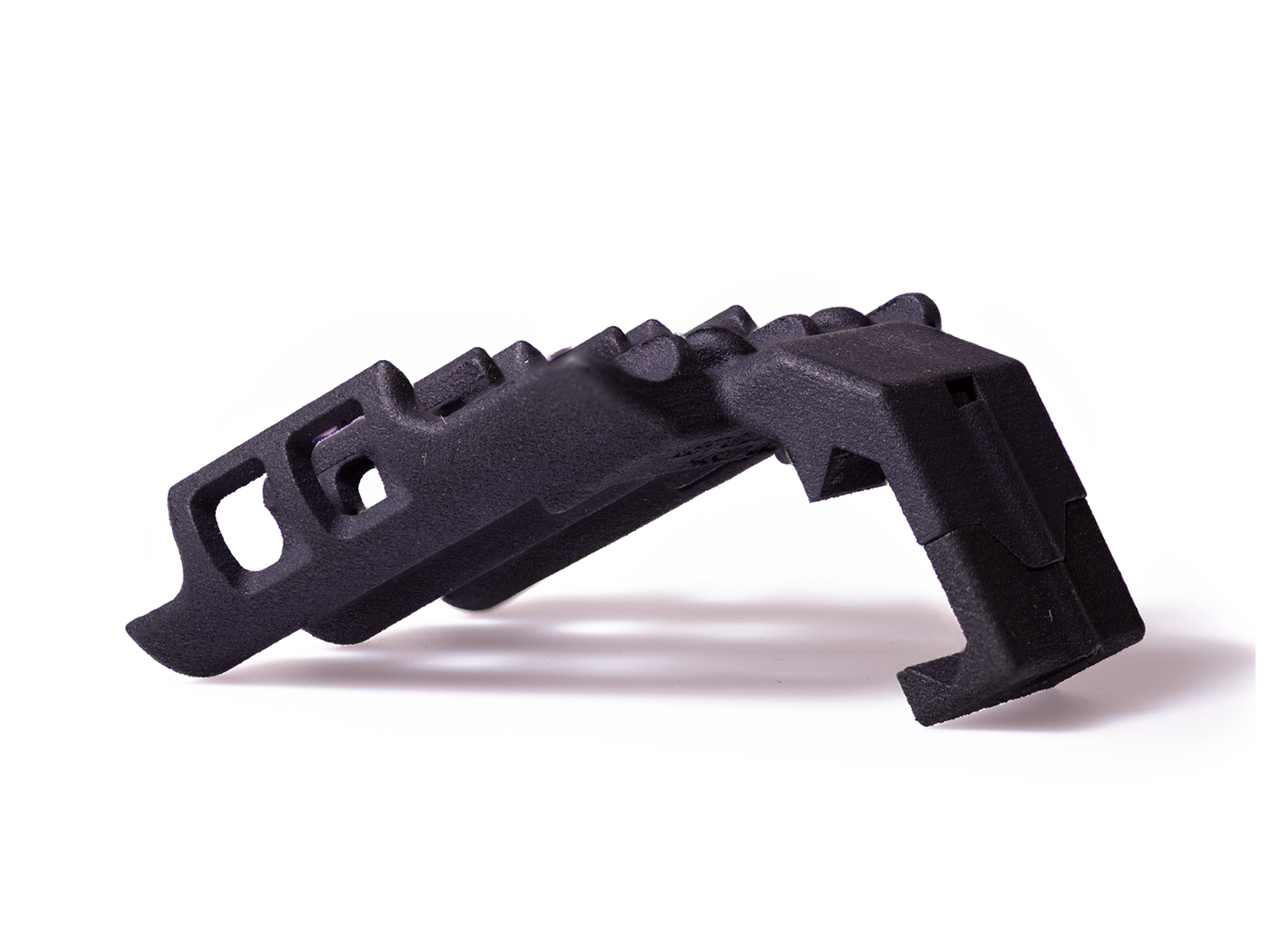 Ammo Carrier detail showing Picatinny mounting and large round fit on CVA Scout