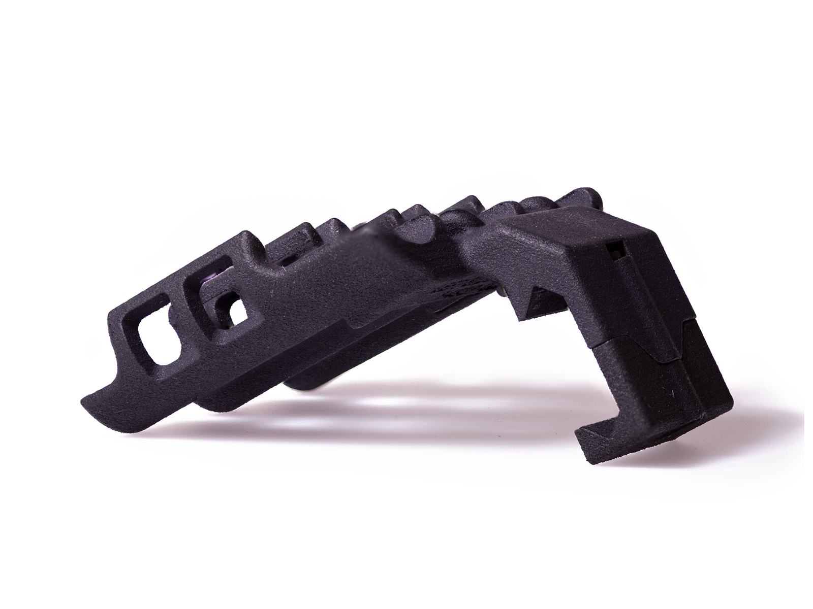 Ammo Carrier detail showing Picatinny mounting and large round fit on CVA Scout